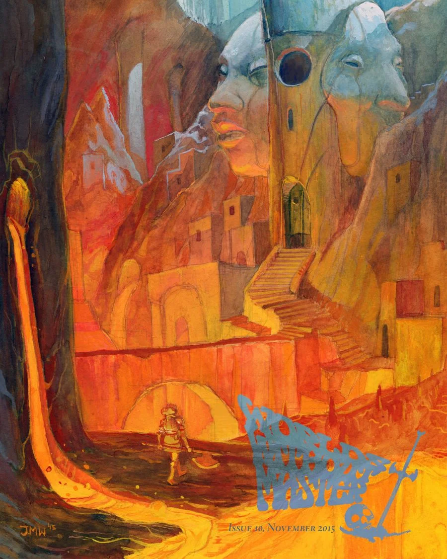 Wolfspell on a Trifold Album Jacket — Worlds Without Master